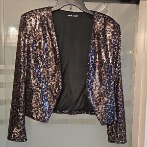 SHEIN Black Blazer with Contemporary Fitted Design